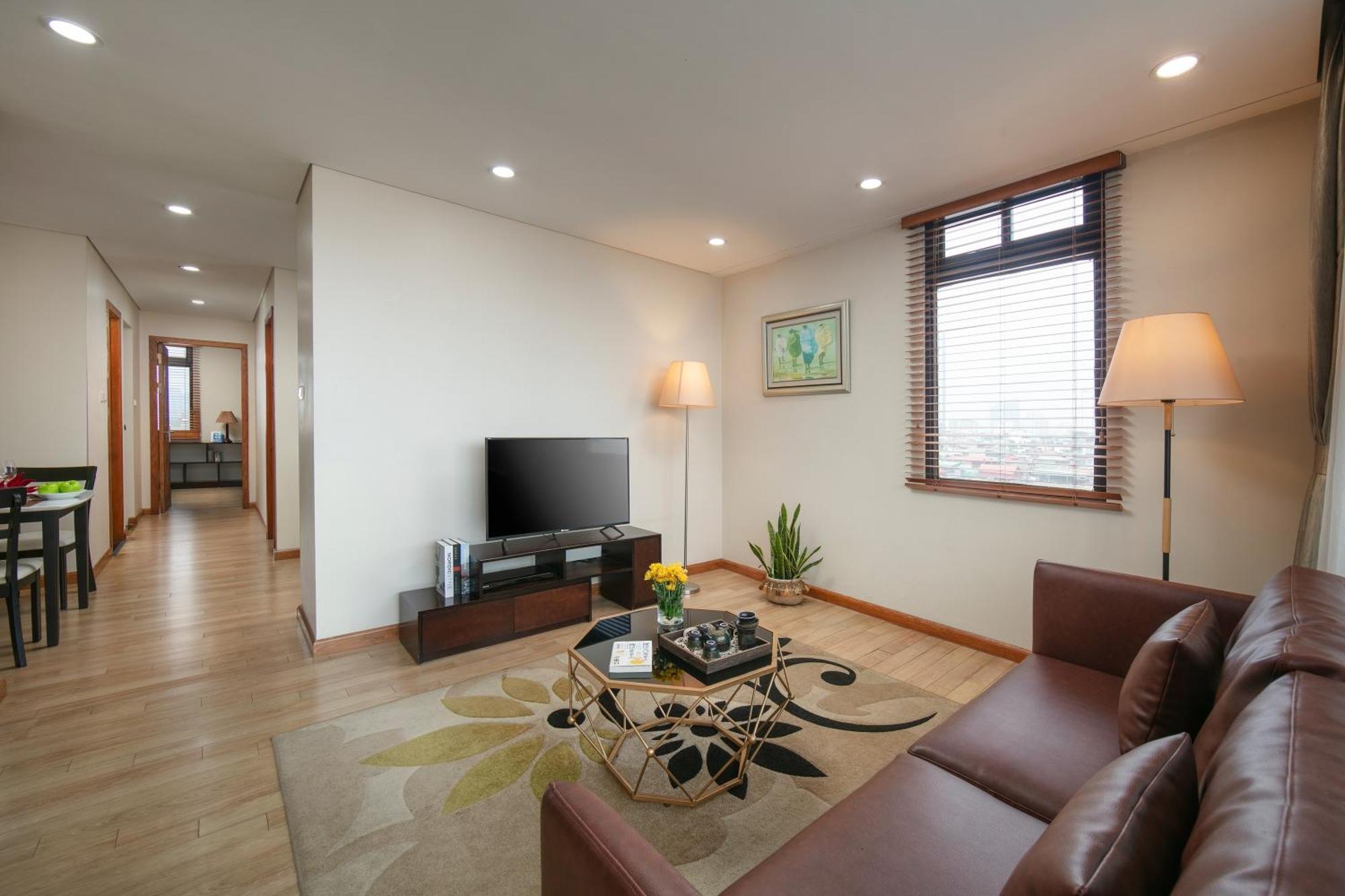 Hb Serviced Apartment - 121B Quan Hoa Ханой Экстерьер фото