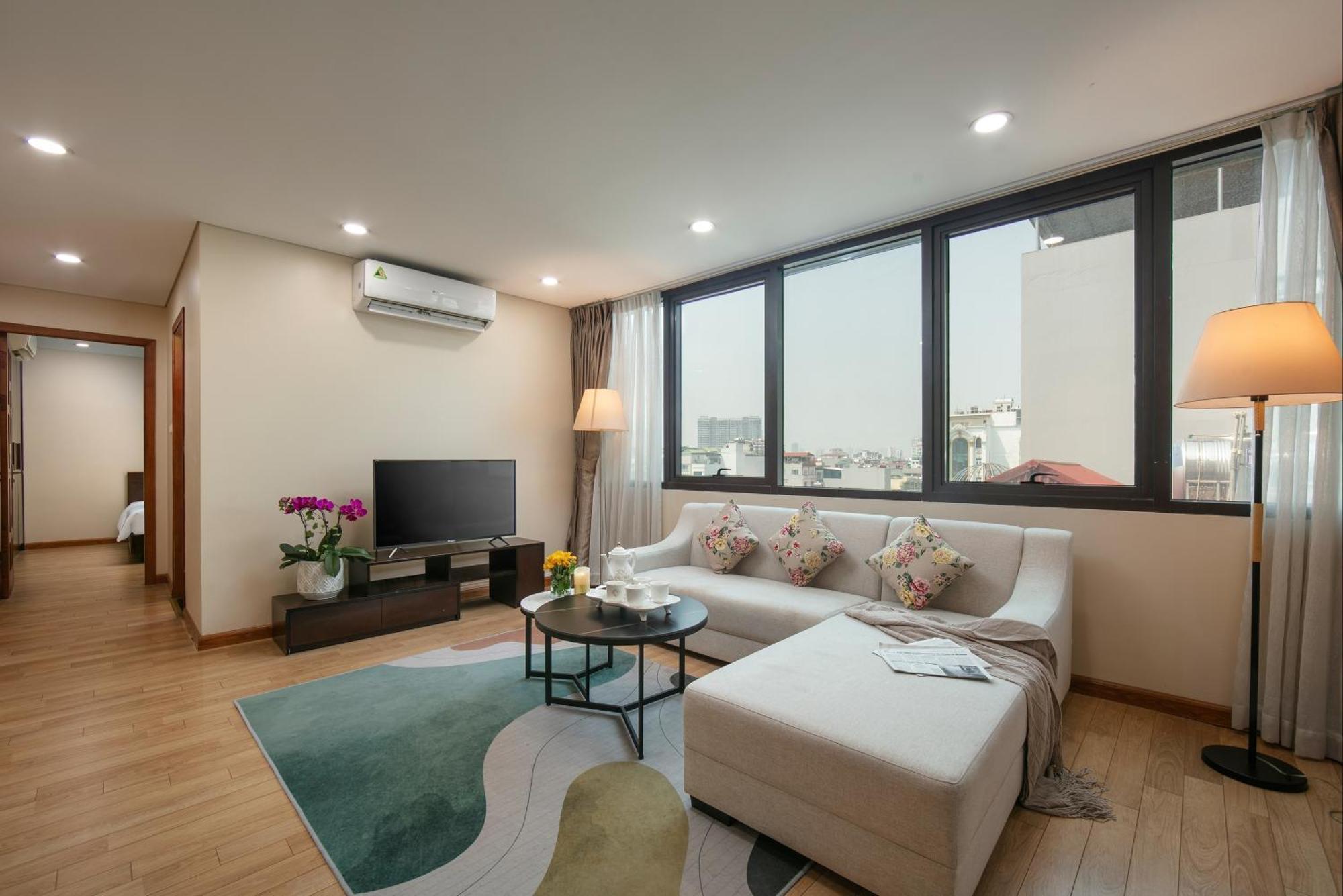 Hb Serviced Apartment - 121B Quan Hoa Ханой Экстерьер фото