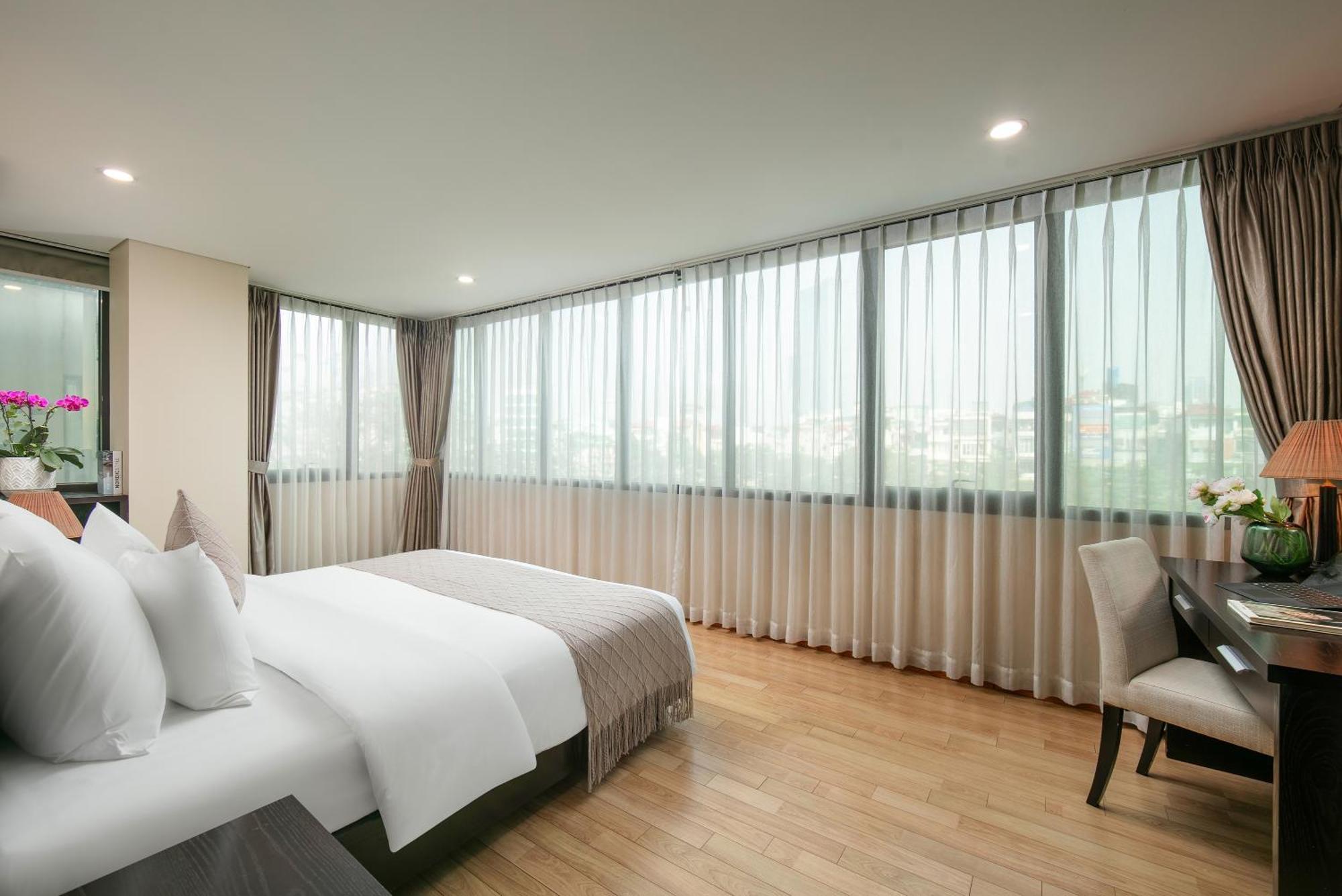 Hb Serviced Apartment - 121B Quan Hoa Ханой Экстерьер фото