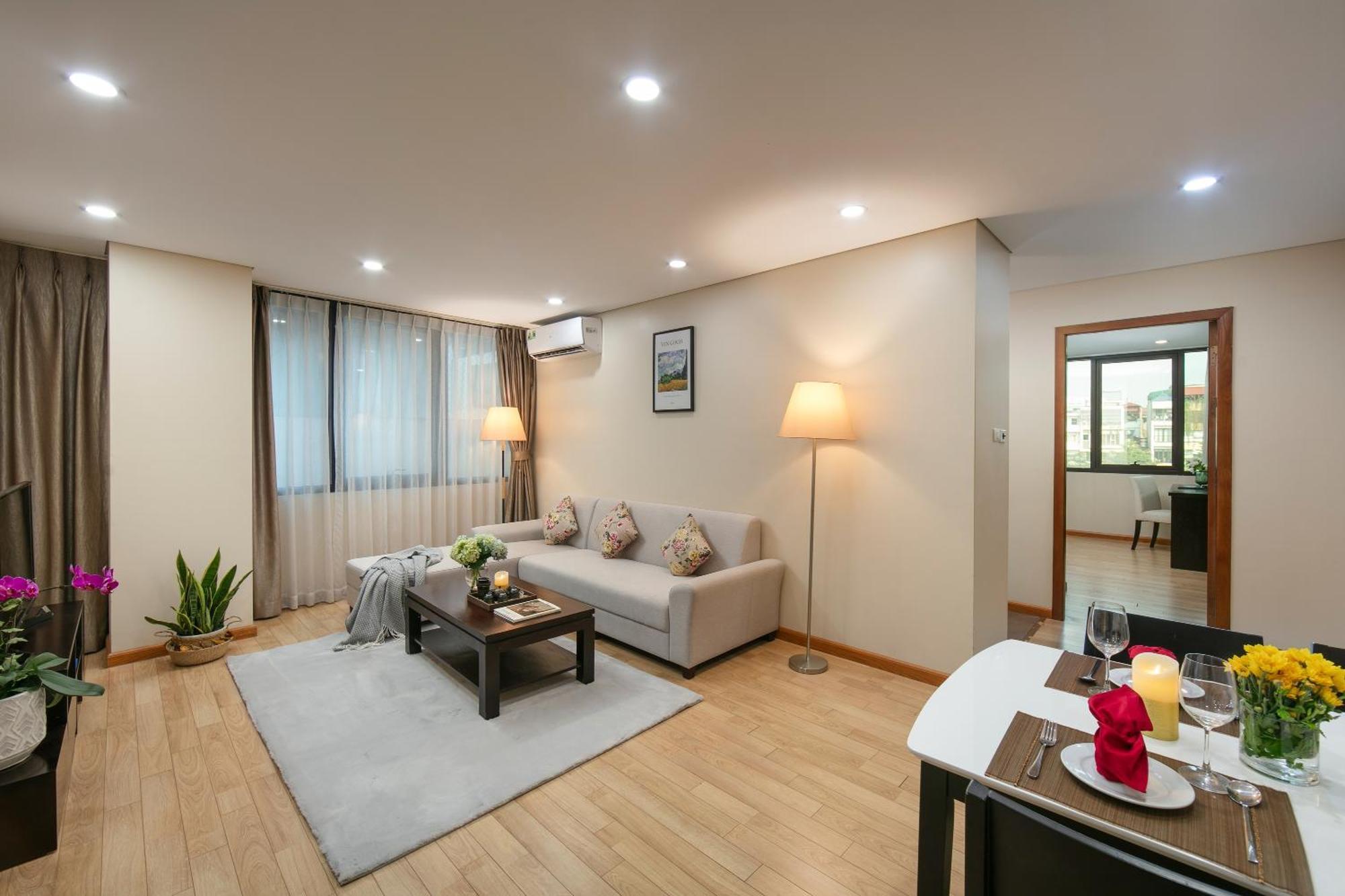 Hb Serviced Apartment - 121B Quan Hoa Ханой Экстерьер фото